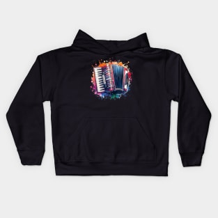 Splash of Accordion Kids Hoodie